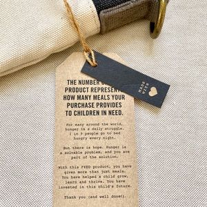 Feed Brand crossbody and tote